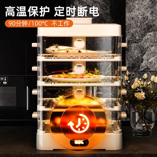 Изолированная крышка для овощей Jingyan Многослойная крышка для хранения остатков в свежем виде Новый интеллектуальный подключаемый модуль для подогрева пищи Артефакт Зимняя постоянная температура Хранение еды Недавно модернизированная интеллектуальная крышка для овощей 5-слойная утолщенная пылезащитная крышка для овощей с подогревом