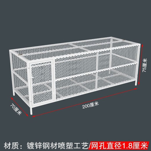 养殖兔笼鸭鹅育雏笼大型户外特密防黄鼠狼养鸡笼子加密鸽子笼鹌鹑 15862门特密0点9cc防鼠笼子
