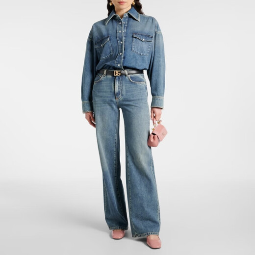 Dolce&Gabbana denim shirt P01021255 blue 3XS CN 145/76