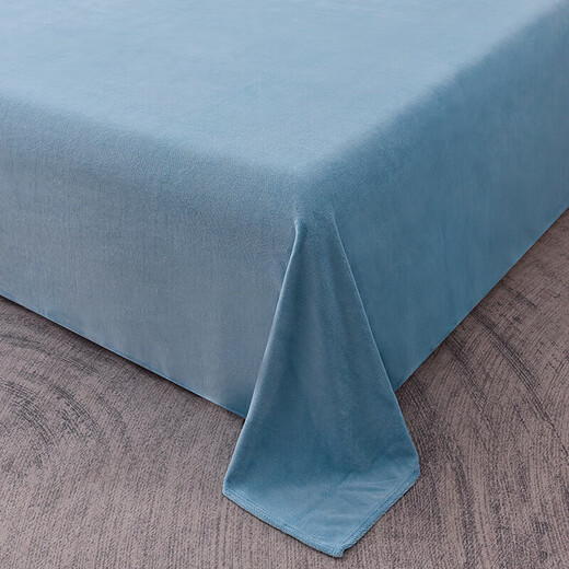 MPPMCK2025 New Red Panda Embroidery Model High Weight Milk Velvet Four-piece Set Red Panda-Baby Blue Sheet Type 1.5m Four-piece Set