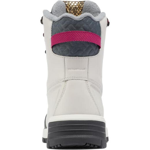 哥伦比亚（Columbia）女士雪地靴防水保暖防滑户外靴高筒系带滑雪靴 Grey 36