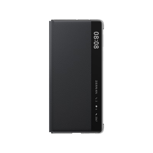 Huawei MateX6 mobile phone case original smart window rotating stand protective cover leather case flip X6 collector's edition folding screen MateX6 window flip leather case black