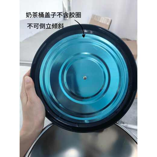 Xiongwochi Stainless Steel Milk Tea Bucket Large Capacity Milk Tea Shop Commercial Soy Milk Tea Water Insulation Bucket Cold Storage Stall with Faucet Approximately 10 Jin Jin is equal to 0.5 kg of water 14 cups of soy milk 350 ml per cup Extra thick foam - pearl white