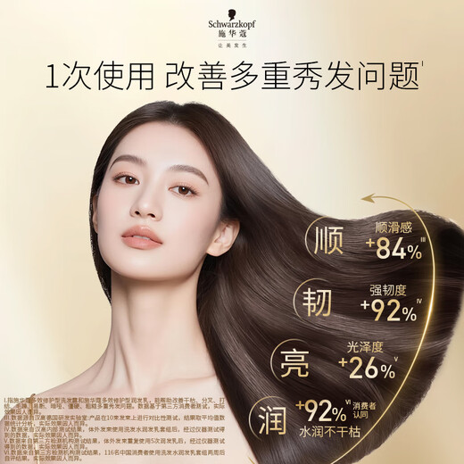 Schwarzkopf Новый многоэффективный ремонт Увлажняющий крем 600 мл (обычно восстановление, анти-фрицкость, мягкие, аминокислоты, кондиционер)