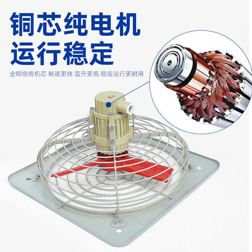 HENGDIAN national standard explosion-proof exhaust fan fan 220v380v axial flow exhaust fan exhaust fan industrial fan 600*600cm voltage 380V
