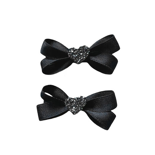 Xiangwan hairpin hairpin 2 bows love side clip bangs clip broken hairpin exquisite lightweight hair accessories female hairpin