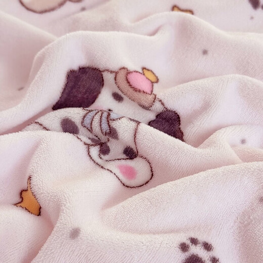 Fantasy A-type three-layer thickened plus fleece milk velvet office nap blanket kindergarten blanket autumn and winter blanket Little Red Riding Hood double-layer thickened high-gram weight milk velvet + lamb's velvet 150*200 single blanket Type A skin-friendly warm can be spread and covered