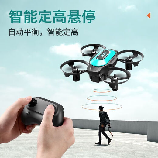 Mini drone, quadricoptère 2,4 G résistant aux chutes et anti-collision, jouet pour enfants télécommandé à rotation et culbutage à 360 ° XD2mini drone - vert, boîte de couleur exquise + sac d'accessoires + instructions 1 batterie 1