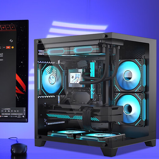 ASUS AMD Ryzen R5 5600/5700X/9600X/RX7650GRE/RTX5060/Gaming Desktop Computer Host Assembly Computer Complete Machine Specifications Three丨R5 5600+RTX5060 Desktop Assembly Computer