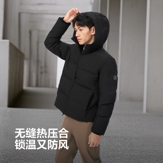 Bosideng 25-year winter down jacket for men and women, same style, loose, short, casual, thickened hooded round neck gift jacket