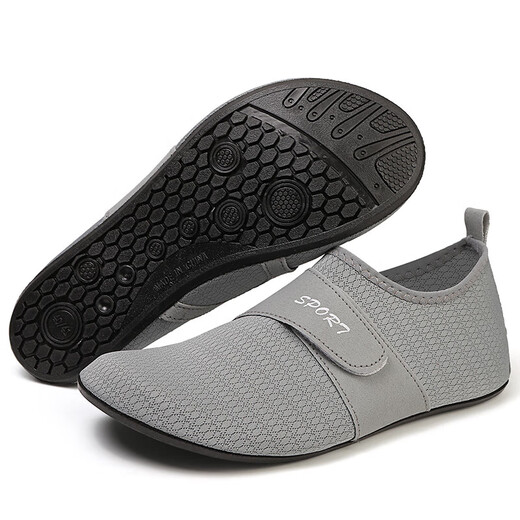 Home Fitness Lightweight Cross Training Shoes Silent Non-Slip Indoor Sports Shoes Women's Shoes Running Yoga Training Shoes Gray C200 44-45