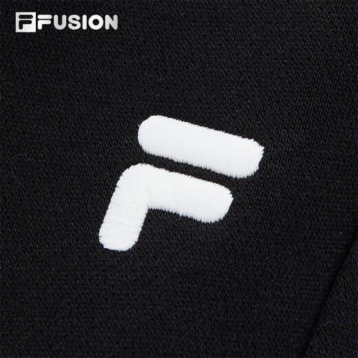 FILA FUSION official fashion brand 2025 winter fashion loose casual warm knitted velvet trousers for women