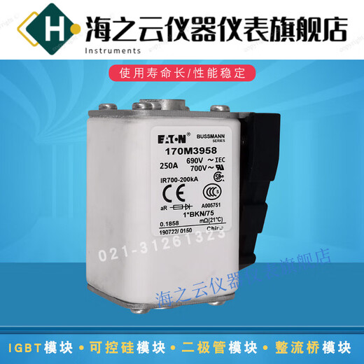 Eaton fast blow fuse 170M34623468 selection 170M3466