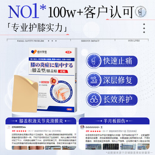 Fujita Pharmaceutical Japanese knee hot compress patch for meniscus injury, knee effusion, arthritis synovitis, special plaster patch 3 boxes