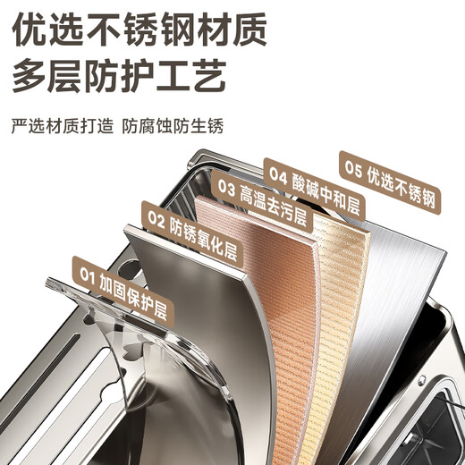 Four Seasons Muge Kitchen Rack Kitchen Condiment Storage Rack Condiment Rack Desktop Storage Box Condiment Bottle Storage Collection