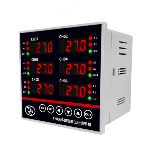 Multi-channel temperature controller THKA Yuyao Tenghui 4-20mA 6-channel temperature control ModbusRtu temperature controller RS485 6-channel temperature control relay output