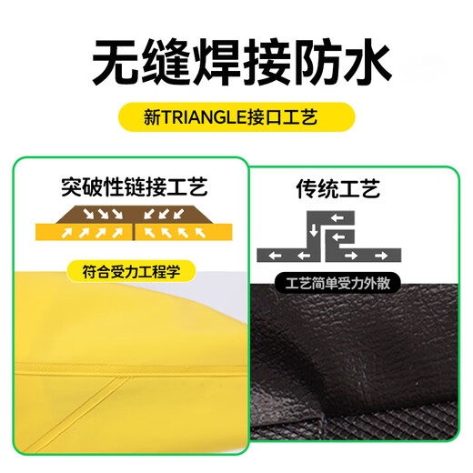 Mengduofu waders for women, waders for adults, wading suits for adults, lower body wading suits, full-body waterproof jumpsuits, lemon yellow parent-child style, 100 silk three-piece set, size 37, 3D slim fit, Jingcang straight hair