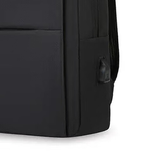 Men's backpack new style simple large capacity business computer backpack outdoor travel fashion casual student school bag black