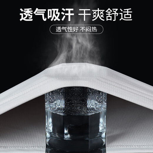 Alen Botun fitness quick-drying long-sleeved men's training clothing running half-zip top football cycling jersey stand-up collar t-shirt cloud gray quick-drying breathable half-zip + finger cot design 2XL