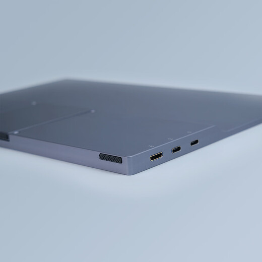 Kung Fu Dog KUNG FU GO tragbares Display 14 Zoll 3K vollständig laminiertes CNC-Vollaluminium-Legierung silbergraue Textur High-End-Notebook dedizierter ultradünner schmalkantiger geteilter sekundärer Bildschirm Erweiterung mobiler tragbarer Mini-Bildschirm A14S silbergrau