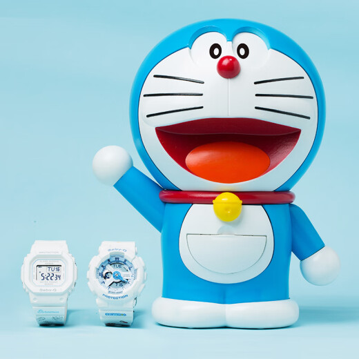 CASIO watch BABY-G丨Doraemon limited cooperation memory exploration series women's sports watch BGD-560-7-DL