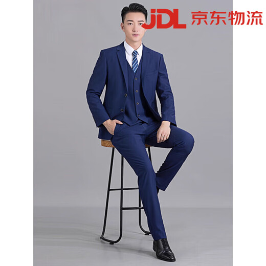 LILANZ Lilanz suit suit men's Korean style slim coat groom wedding dress business professional formal suit black single button suit + trousers XL recommended weight 120-130 Jin Jin equals 0.5 kg