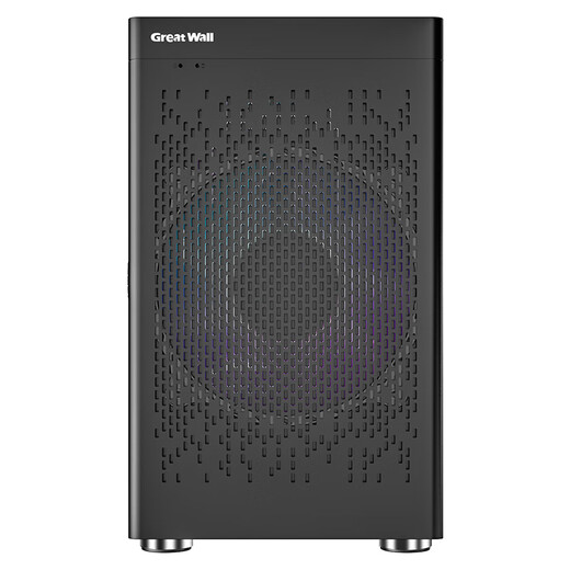 Great Wall Archimedes 2 schwarzes Computergehäuse (Typ-C 3,2/20 cm Lüfterposition/kleines MATX-Motherboard/240 Wasserkühlungsposition/breites Gehäuse/5080-Grafikkarte)