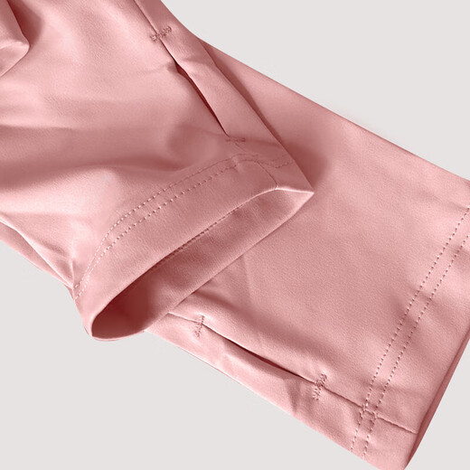 Autumn and winter slim fitness clothes Pilates yoga clothes outdoor sports running quick-drying jacket women's tight training clothes Barbie pink XL recommended 115-130 Jin Jin equals 0.5 kg