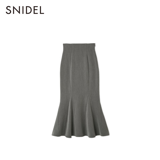 Snidel2025 Herbst und Winter Neues Produkt elegantes und vielseitiges hoher Taille Slim Back Squat Fish Heckrock SWFS254127 Schwarz S (0)