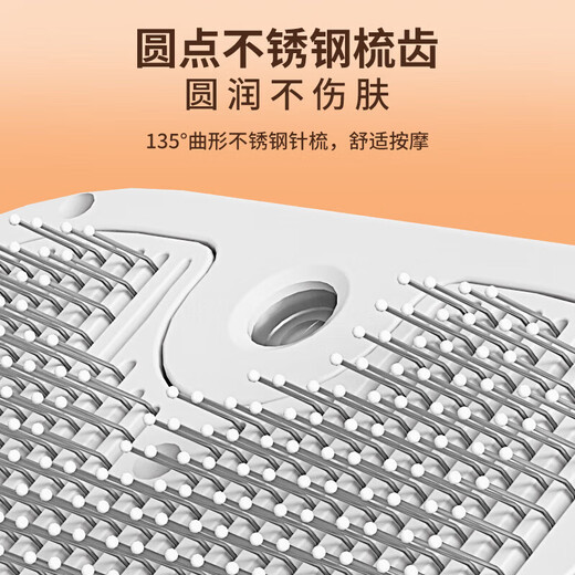 Zhenyou pet cat comb spray massage comb dog and cat hair removal comb cleaner comb brush to remove floating hair artifact white