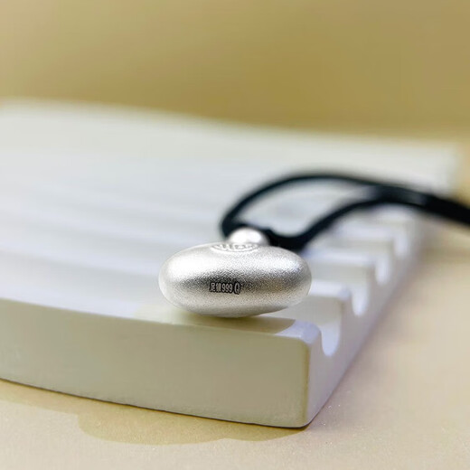 Love 999 pure silver pendant for female little fat fortune pendant solid transfer necklace Chinese style clavicle chain birthday gift for girlfriend