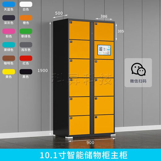 Yonghuan Scenic Spot WeChat Scan QR Code Internet Luggage Locker Mall Charged Smart Locker Bar Shared Bag Storage 10 Points 1 Inch Smart Locker