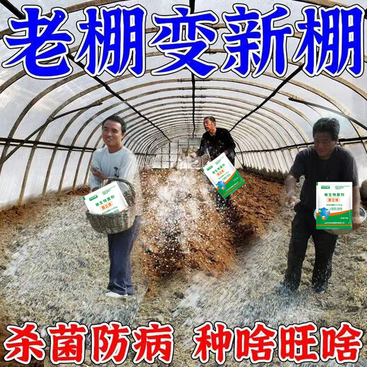 Soil bacteria clear agricultural genuine soil-borne diseases special rapid disinfection and sterilization anti-repeat microbial fertilizer 1 bag not effective