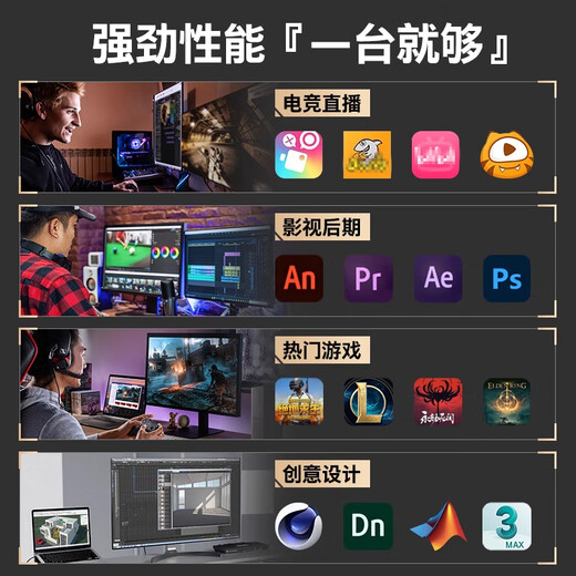 CZZ Intel i5 14400F/RTX4060Ti/5060 independent graphics desktop computer host home game console office designer rendering e-sports assembly computer package 1 i3/8G/128G/efficient office single host + 24-inch monitor