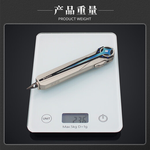 Delta Action Game Peripheral Polaris Knife Spring Retractable Version Creed Metal Alloy Game Model Gift Seiko Full Alloy 28CM Polaris (Elastic Retractable Version)