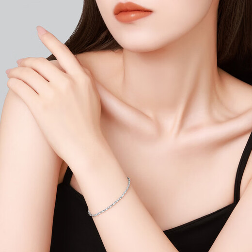 Chao Acer Explosive Jump Beads Platinum Bracelet for Women PT950 Platinum Hand Jewelry Birthday Gift for Women Pricing including labor cost 550 yuan 5.3 grams