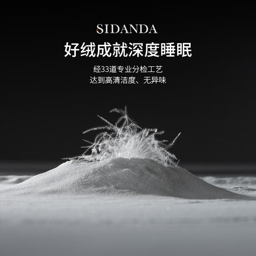 SIDANDA down quilt 4A grade 95 white goose down 100 count cotton antibacterial thickened winter quilt 220*240cm