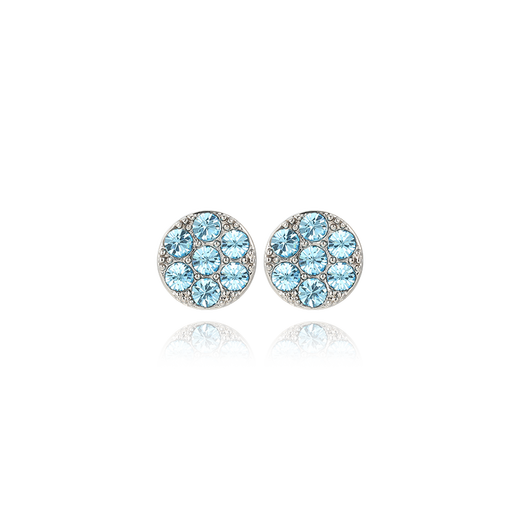 XUPING Xuping Jewelry Imitation Crystal Sparkling Earrings Every Day Versatile Birthday Gift for Girls X001006028 Blue Earrings