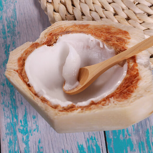 Imported from Thailand, green coconut large fruit, fresh coconut, seasonal perfume, green coconut fruit for pregnant women, single fruit starting from 700g - Jinhui Thai green coconut 9 pack, free straw + coconut opener