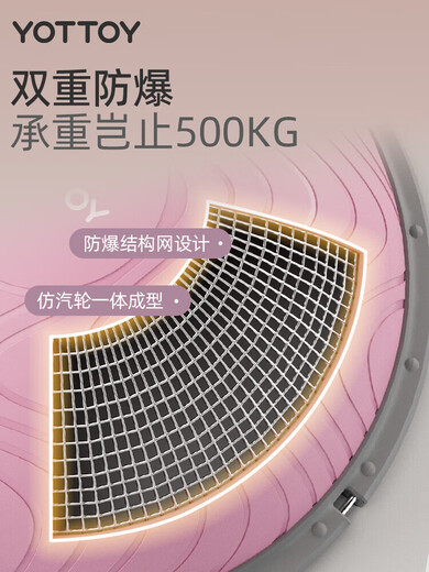 Yottoy professional wave speed ball semicircular balance ball home fitness foot core training yoga hemisphere Pilates grapefruit powder fat burning and shaping more efficiently free tension rope more yoga ball sizes