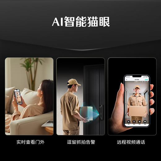 德施曼（DESMAN）全自动智能锁指纹锁密码锁智能门锁 可视智能猫眼 大圣 Q5M智享版