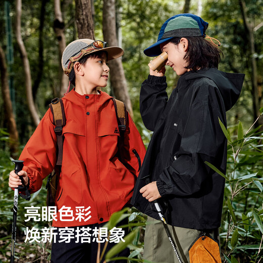 Zuoxi Children's Clothing Boys' Charge Jacket Autumn and Winter Three-in-One 2025 New Children's Winter Clothes Medium and Large Children's Plush Clothes Red Three-in-One Jacket + Fleece Liner 150 Recommended height is about 150cm