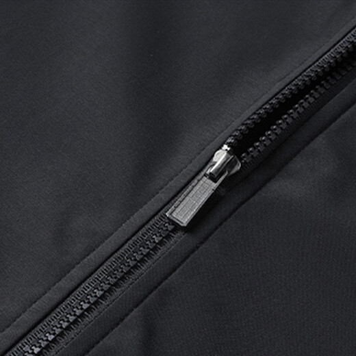 PLAYBOY Jacket Men's Autumn and Winter Large Size Men's Business Casual Windproof Stand Collar Jacket Black 2XL