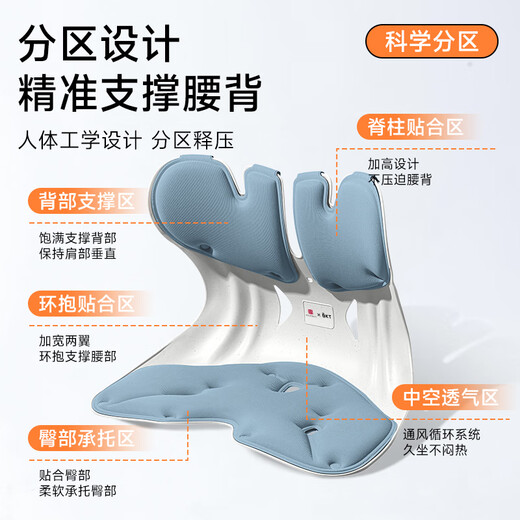 BKT waist cushion, office lumbar seat cushion, ergonomic chair cushion, sedentary artifact, gift to elders