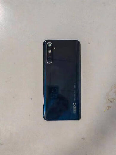 OPPO is suitable for k5 original disassembly back cover glass battery cover second-hand back shell outer back shell original mobile phone back screen K5 back cover Cyber Metal disassembly 85 new without frame free disassembly 1