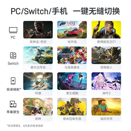 Feizhi Direwolf 3/Direwolf 4 multi-template wireless controller DW12C type xbox controller Switch/Steam Black Myth Wukong game controller Mingmo Yuanxu Feather controller Direwolf 4+ replaceable joystick set