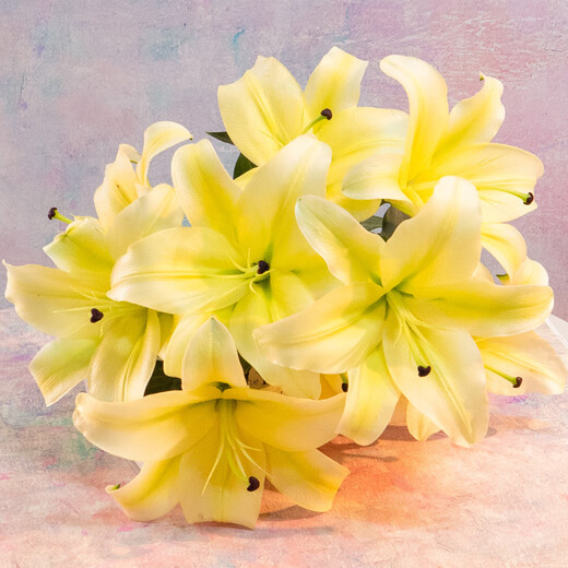 Jingdong Flowers Yunnan Kunming Flower Base Straight Hair Yellow Perfume Lily 9 Family Life Flowers Straight Hair Source