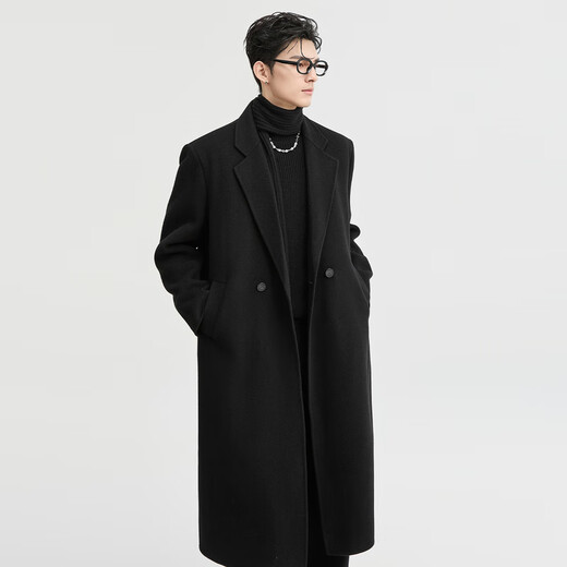 Piaget Zall 2025 Woolen Coat Men's Early Winter Thickened Warm Knee-Length Fashionable and High-Quality Jacket