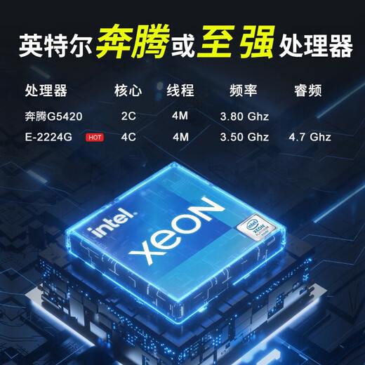 Lenovo (Lenovo) ThinkServer TS90X/ST45 V3 Tower-Server Host Dateifreigabe ERP Finanzbüro Daten komplette Maschine Videoüberwachung Datenspeicherung TS90X Pentium G6405 | 2 Kerne 4,1G 16G Speicher | 2*2T Festplatte | RAID1