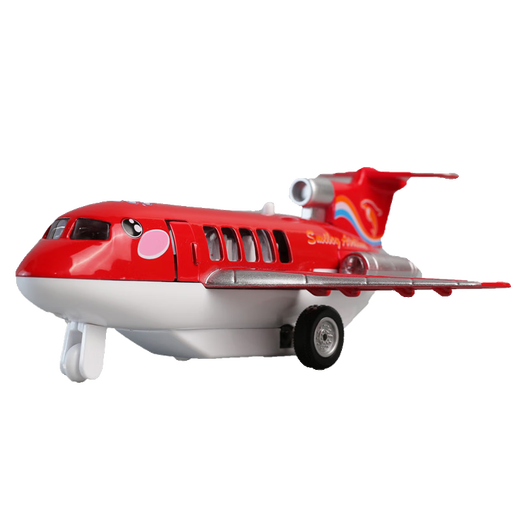 Keshe 25 children's sound and light airplane toys alloy small passenger plane pull echo light model boy baby anti-fall metal man 261 alloy sound and light passenger plane blue